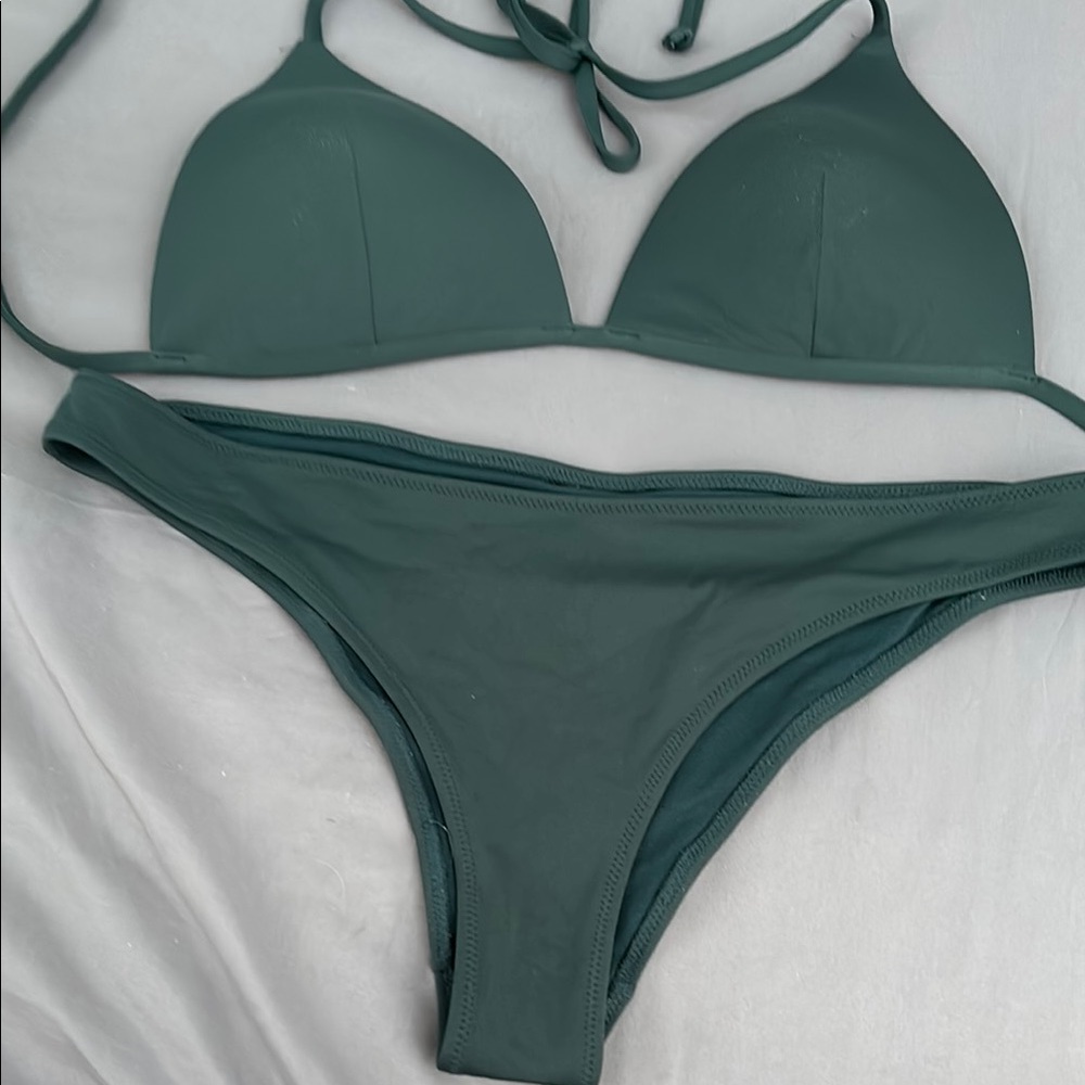H&M Women's Green Bikini Set